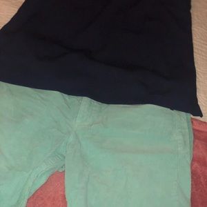 Mint colored Corduroy JCREW pants